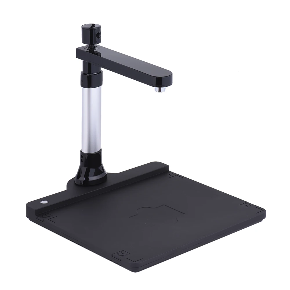 Adjustable HD High Speed USB Book Image Document Camera Scanner Dual Lens Max. A3 Scanning Size with OCR Function LED Light