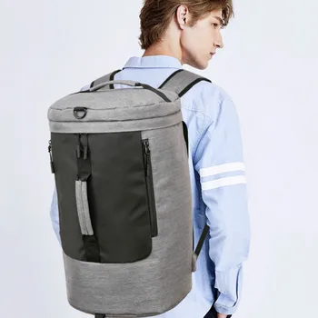 

Big Travel Bag Large Capacity Men Hand Luggage Duffle Fitness Bags Weekend Totes Trip Shoulder Backpack Purse Organizer