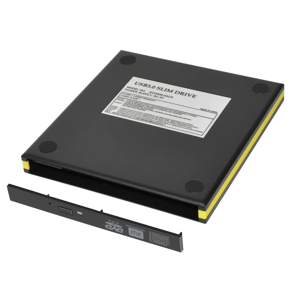  New External Slot in DVD RW Enclosure Type C DVD Case 12.7mm SATA Case For Laptop Optical Drive