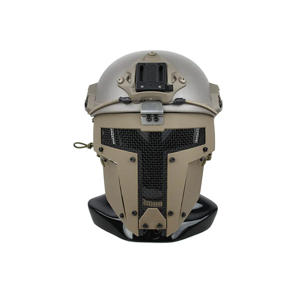 New Type Airsoft SPT Mesh Mask Sparta Tactical Face Mask AF Helmet Mask