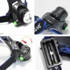 Lampe frontale étanche, alimentée par 2 batteries 6000, Rechargeable T6/L2, Zoom, 18650 lumens ► Photo 3/6