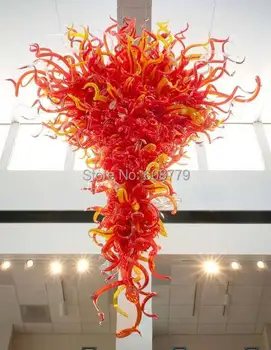 Online Free Shipping Hotel Large Blown Glass Crystals For Chandeliers