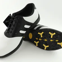 Обувь для гольфа мужская и женская обувь для гольфа schuhe водонепроницаемая кожаная обувь zapatos de golf para Мужская обувь spiker golf schoenen Nails съемный