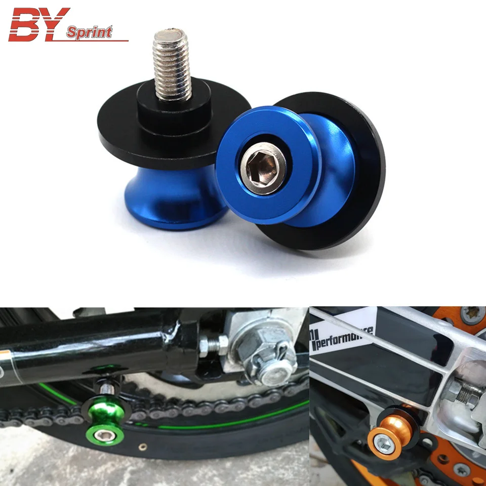 

Motorcycle CNC Swingarm Spools Sliders Stand Screws 8MM For Suzuki V-Strom 650 1000 HAYABUSA TL1000R/S SV650/S B-KING 1300