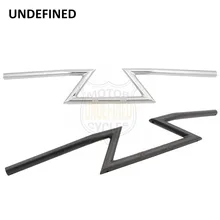 7/" руль мотоцикла кафе гонщик Чоппер тяга 22 мм ручка бар Z бар для Harley Honda Yamaha Suzuki Kawasaki Triumph Универсальный