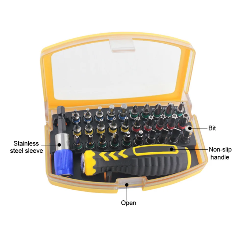 Прямая поставка 32 в 1 отвертка бит Прецизионная отвертка наборы для ремонта для бытовой техники