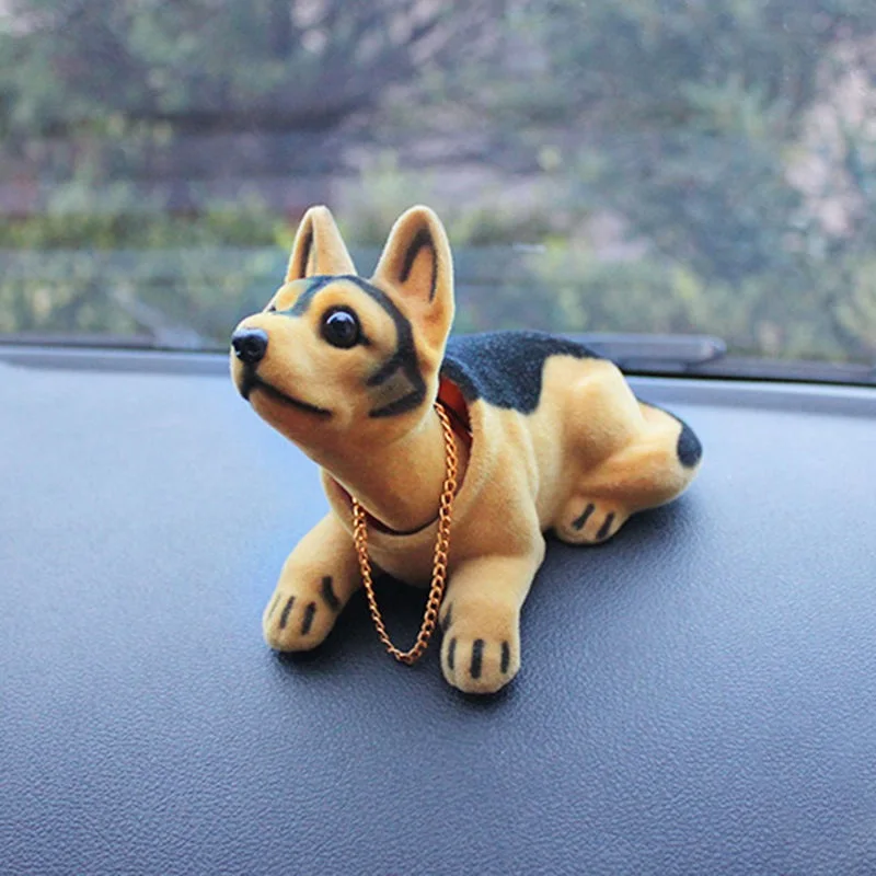Car Styling Cute Bobblehead Dog Doll Car Nodding Dog Shakes His Head Shaking Dog For Car 