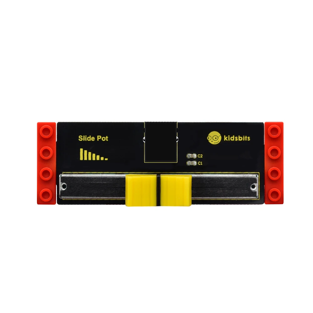 

kidsbits Blocks Coding Slide Potentiometer Sensor Module for Arduino STEAM EDU (Black and Eco-friendly)