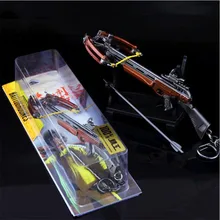 Game PUBG Crossbow playerunknown's battlegrounds Cosplay Props Alloy Armor Model Key Chain Keychain Chicken Dinner game pubg playerunknown s battlegrounds cosplay costumes yellow sport sets man woman clothing high quality chicken dinner