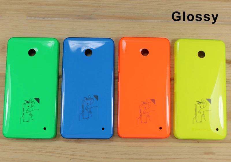 Подлинный корпус для Nokia lumia 630 635 636 638 RM 978 RM-1020 RM1027 Новая задняя крышка батарейного отсека черный чехол