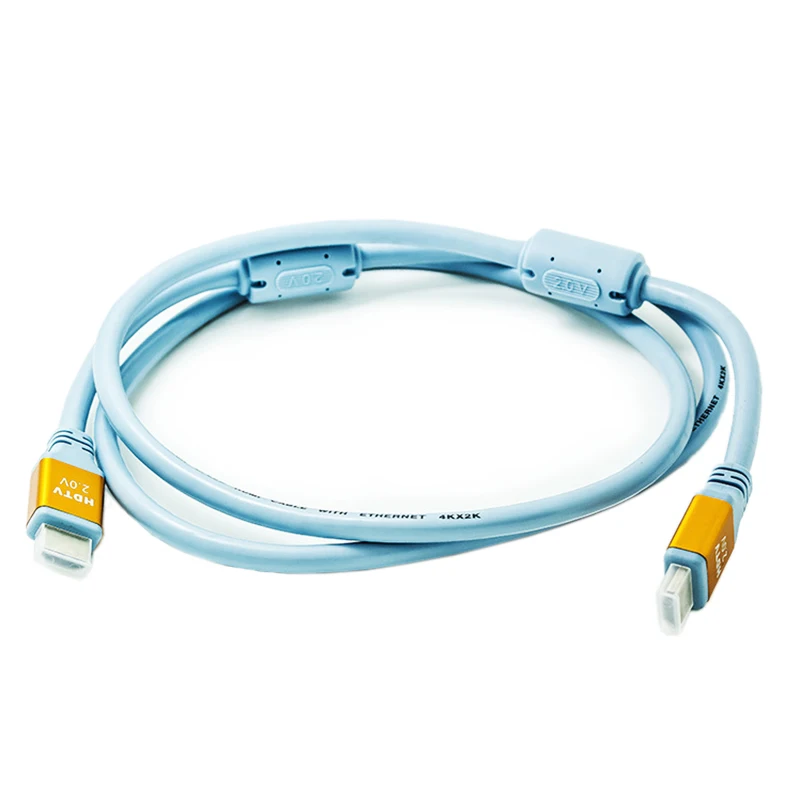 Blue Кабель HDMI 3D 4K 2160P HDMI к HDMI 3D 4K HDMI 2,0 для проектора ЖК-телевизор ноутбук компьютерный кабель - Цвет: Blue