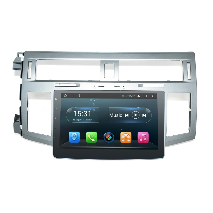 Discount Navirider car gps player for toyota avalon 2006-2010 octa core android 8.1.0 car Navi multimedia head unit stereo tape recorder 3