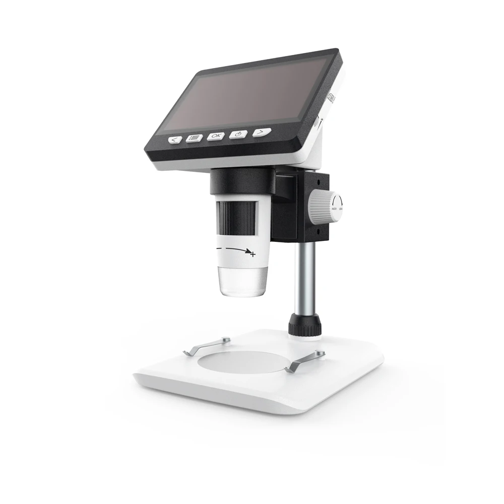 

1000X 4.3" 1080P 8 LEDs usb microscope Digital Electronic Microscope Support for soldering camera with Battery Digital Magnifie