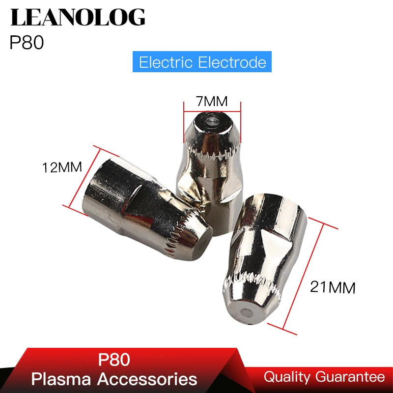 20шт P80 Расходные советы и электродеfor 80A 100A воздушный плазменный резак CUT80 CUT100 и сварочный аппарат WSM