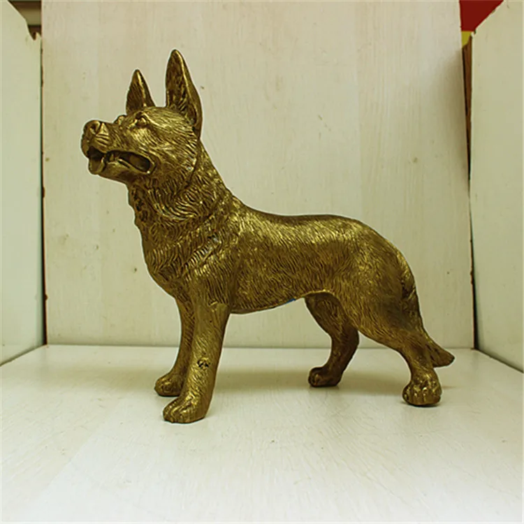 

A large copper copper ornaments special offer dog when necessary by Zodiac house corner decoration