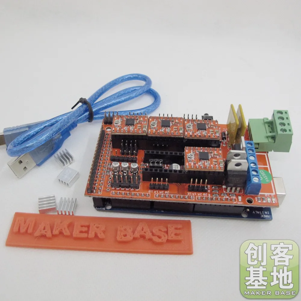 Reprap 3D printer circuit mega2560 ramps1.4 4 A498...