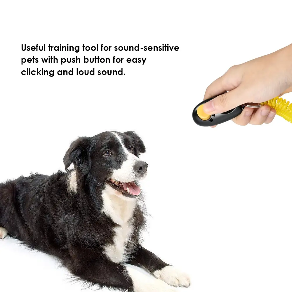 

Pet Dog Ultrasonic Whistle Dog Training Bullet Shape Whistle Keychain for Dog Clicker Silent Bark Control Lanyard Training Kit
