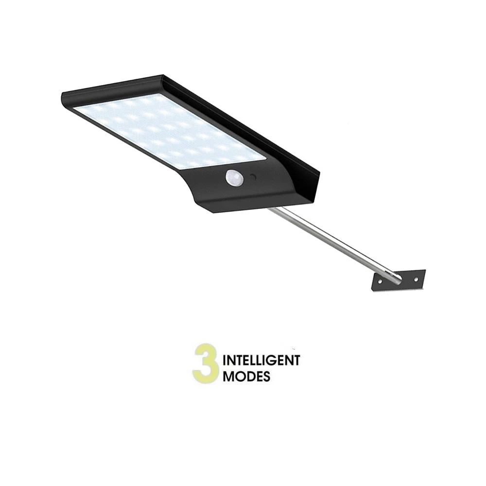 

Aluminum pole 48/36 LED Solar Powered Outdoor Motion Sensor Detector street Wall Light Path Garage Patio Security lamp three mod