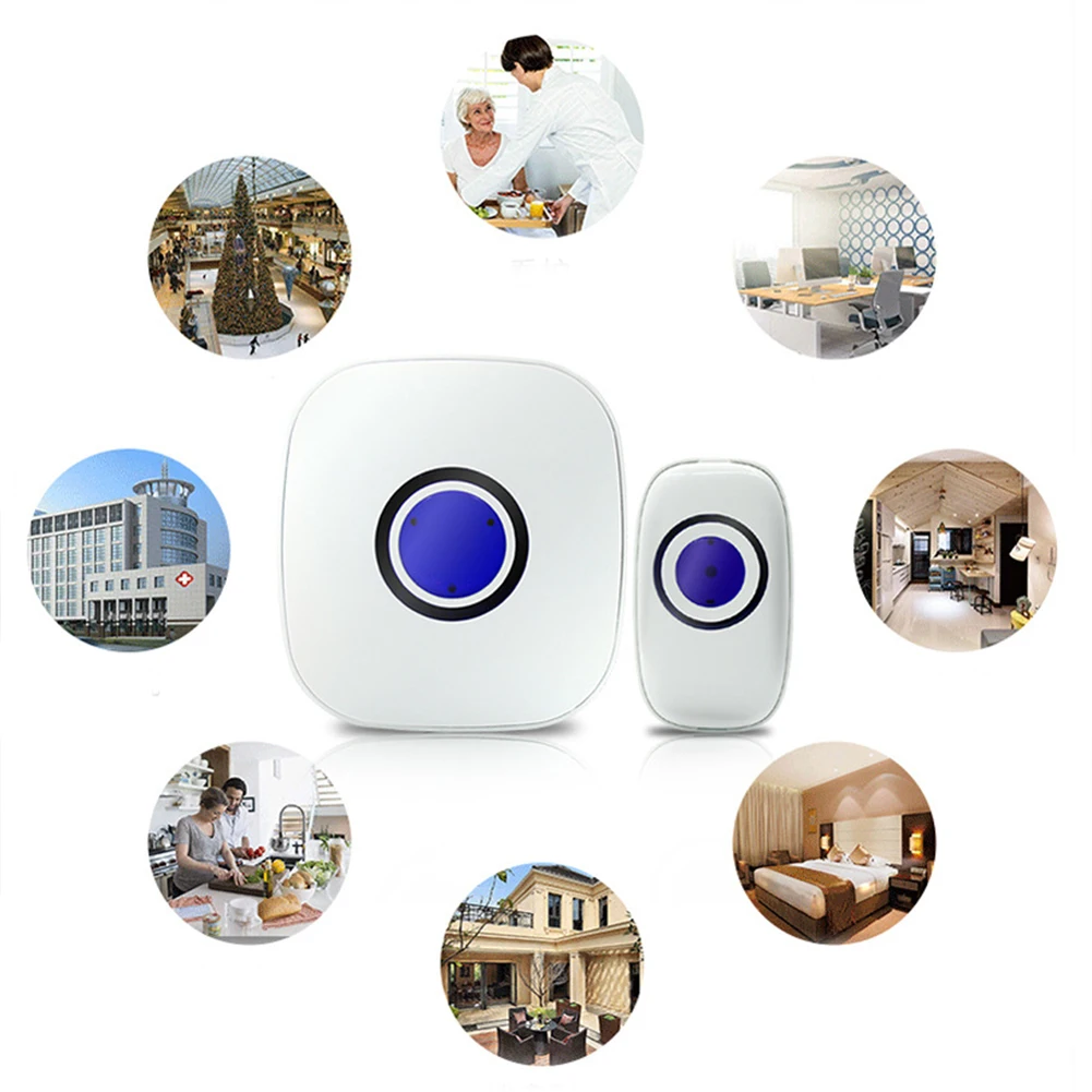 Wireless Doorbell Home Digital Doorbell Waterproof Door Bell Music Door Wireless Doorbell Home Digital Doorbell Waterproof Door Bell Music Door