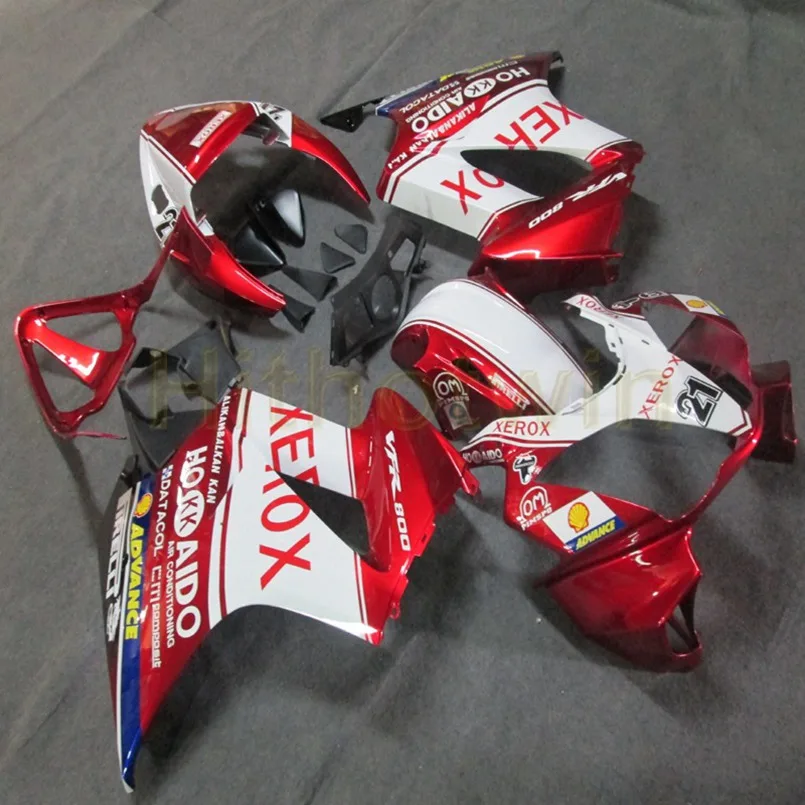 Пользовательские мотоцикла хомут для HONDA 2002 2003 2004 2005 2006 2007 2008 2012 ABS Пластик Обтекатель+ болты+ синий M2