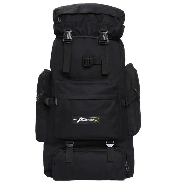 Black 70L открытый рюкзак военный тактический рюкзак спортивная сумка водонепроницаемый походный рюкзак для путешествий - Цвет: Black