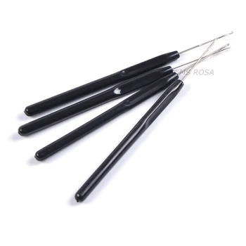 

12pcs Hook Needle Ventilating Needles For Wig Making Needles Para Cabelos Hair Crochet Needle Hair Extension Micro Ring Haak