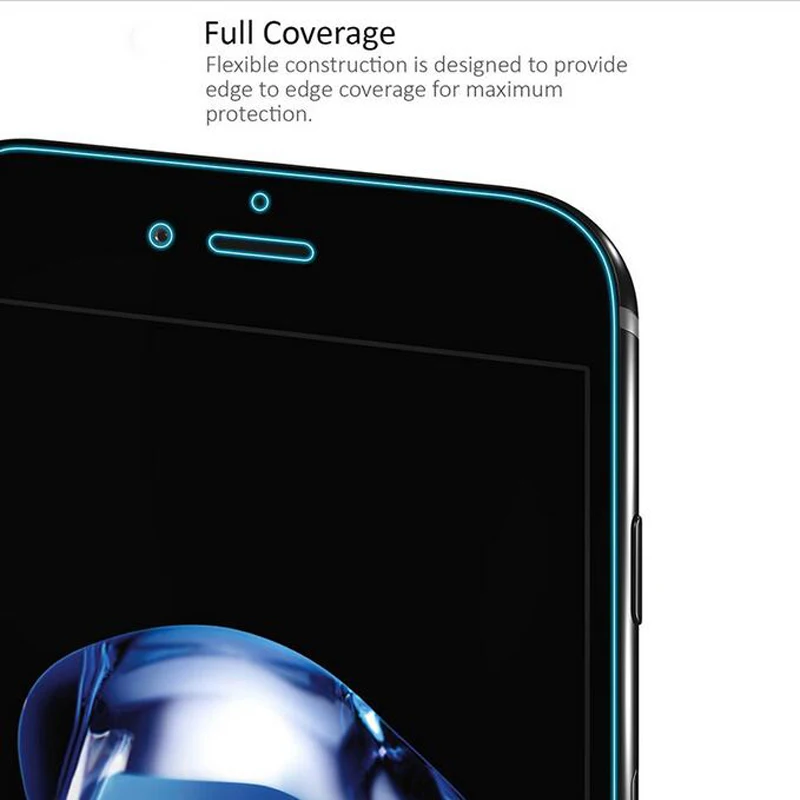 3D изогнутый полный охват мягкая прозрачная защитная пленка для iphone 7 6 6S плюс Защитная крышка экрана(не стекло