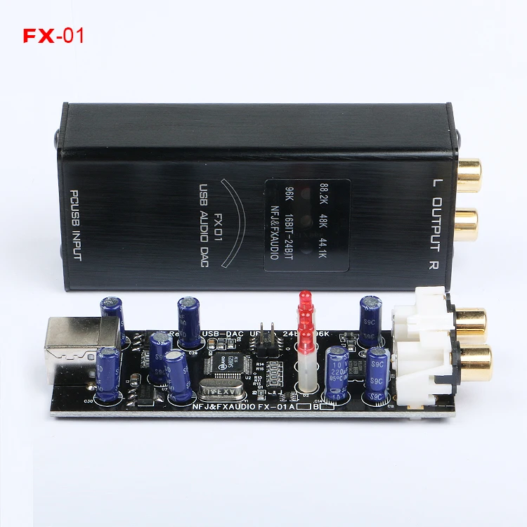 2017 New NF J&FXAUDIO FX 01 USB DAC sound card audio decoder sampling