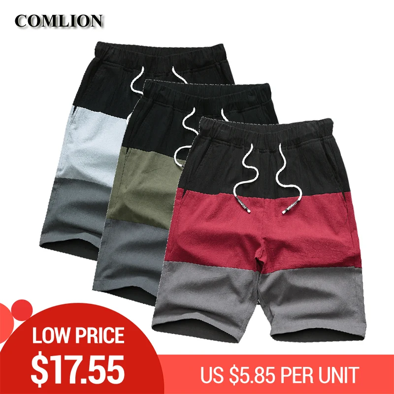 Short Trousers Sweatpants Slim-Fit Bodybuilding Sporting Beaching New-Fashion Cotton