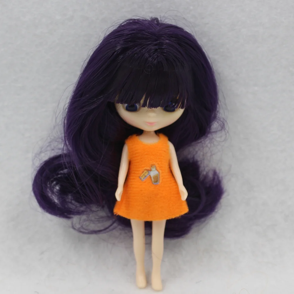 Ледяная Обнаженная мини-кукла Blyth много видов цветов волос, одежда случайный BJD