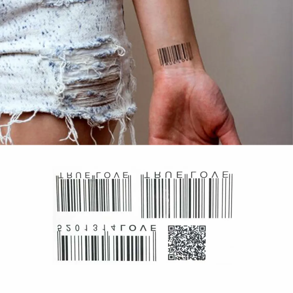 Tomtosh 1 Pièces Tatouage Poignet Motif Bidimensionnel Motif