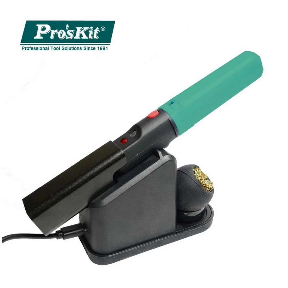 Pro'sKit SI-B166 беспроводной USB Электрический паяльник для электронного ремонта сварочная ручка электрический сварочный инструмент паяльник