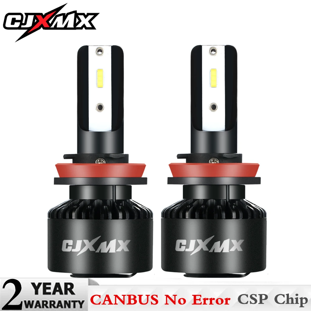 

CJXMX 2Pcs H7 LED Canbus Headlight Bulbs H4 LED H11 HB4 9006 8000LM/set 60W CSP Super Bright Car Lights 12V 24V 6500K led Lamps