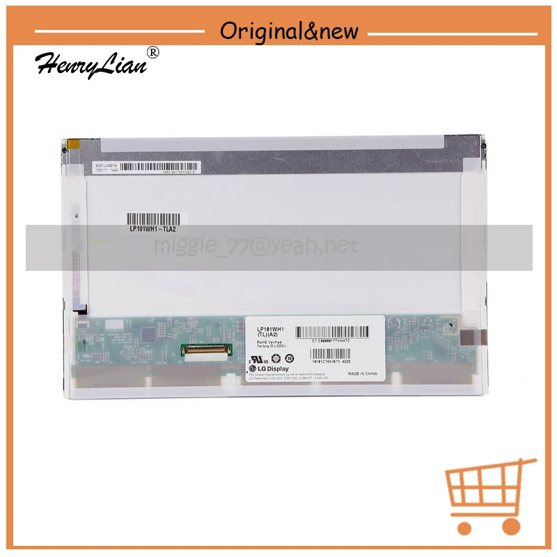 

HENRYLIAN for Laptop LCD Screen LP101WSA LTN101NT02 LTN101NT06 B101AW03 M101NWT2 HSD101PFW2 N101L6