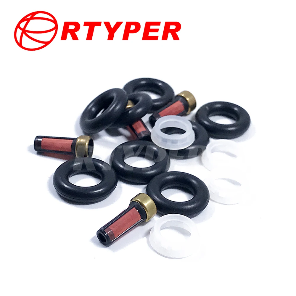 

Twenty Sets 0280156028 XL2E-A1C Fuel Injector Repair Kits Micro Filter Oring Plastic Gasket Pintle Cap 02202 For Ford Explorer