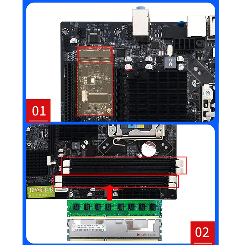 

Computer Mainboard Desktop Parts For LGA 1366Pin DDR3 Multi-platform USB Interface Support High-speed CPU Accessories Powerful
