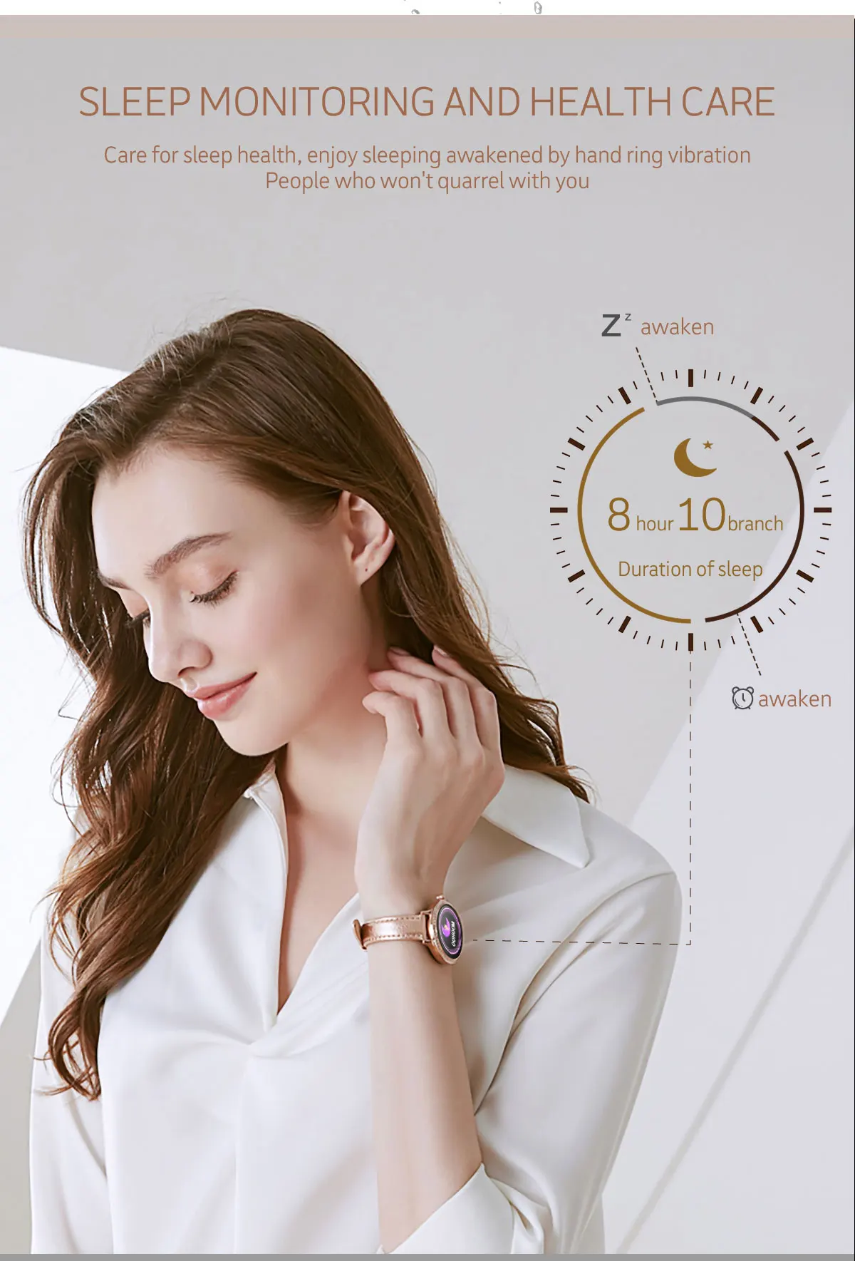 Модные часы Smart Watch Для Женщин Менструального здоровья IP68 Водонепроницаемый браслет-измеритель пульса мониторинг сна IOS Android PK S3 группа