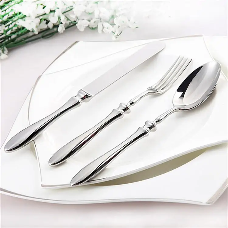 Cutlery Steel Set Classic Dinner Set Silver Quality Luxury Table Knife
