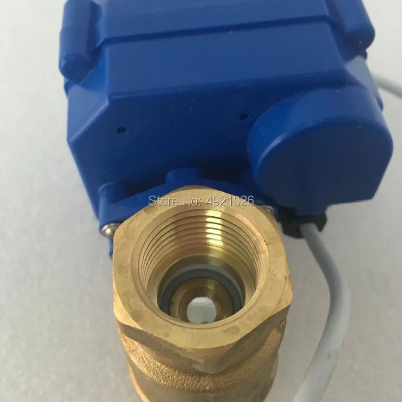 electric brass ball valve 5