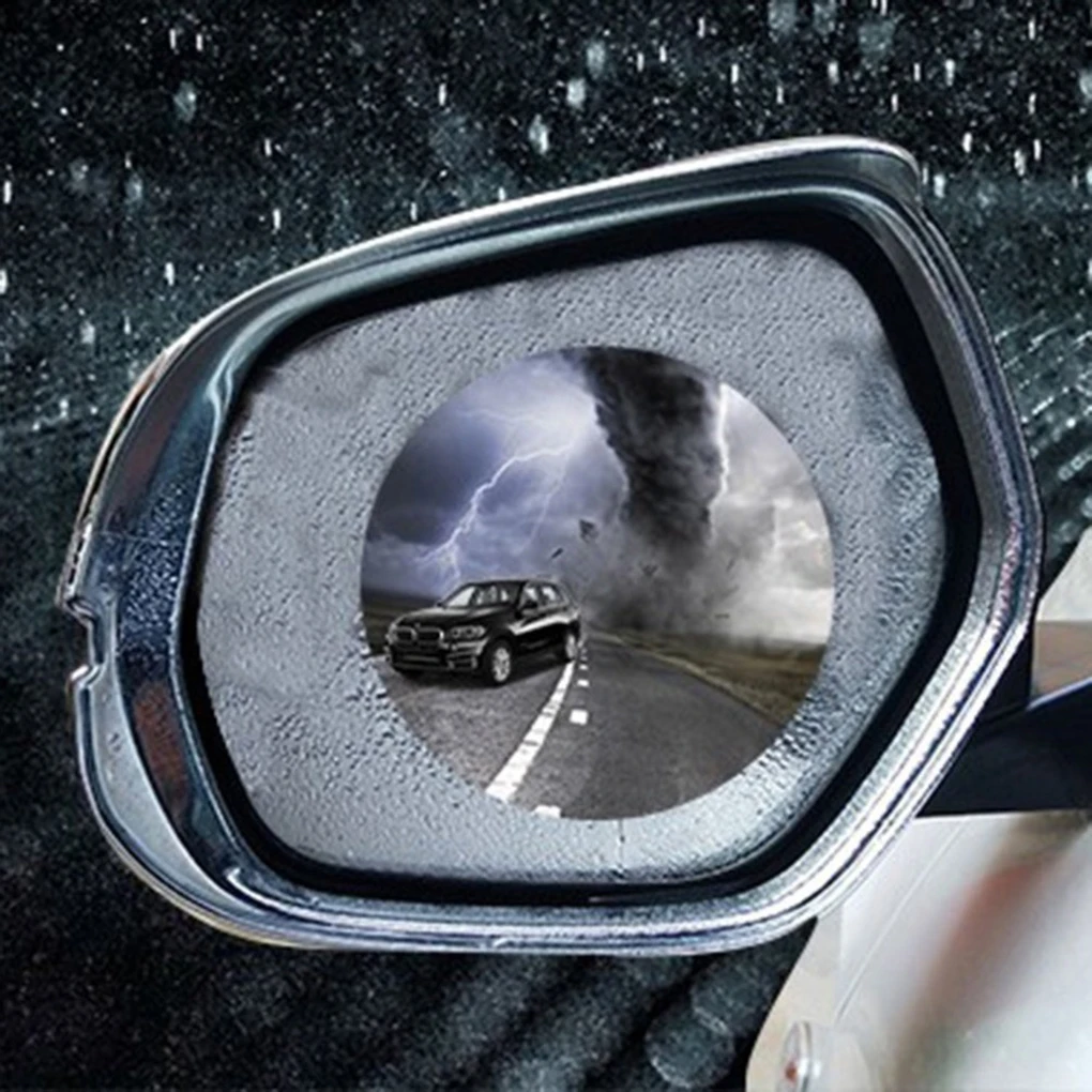 

1 Pair Car Rearview Mirror Window Clear Film Anti Fog Rainproof Protective Film Car Sticker