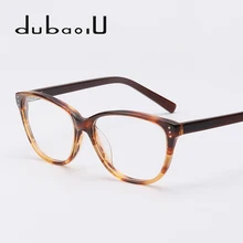Ацетатная оправа для очков винтажная Ретро Rhinestone рецептурная оптика прозрачная Близорукость Компьютерные очки оправа для женщин D4079