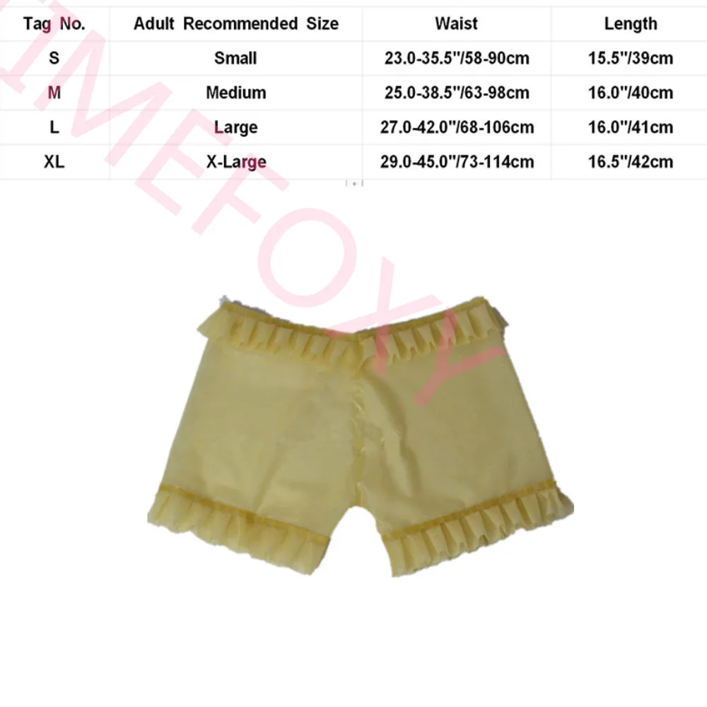 

100%Latex Women folded Panties Underwear for Party