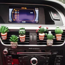 Автомобильные украшения на выходе автомобиля духи завод с изображением кактуса в горшке выход автомобиля кондиционер устранения запаха