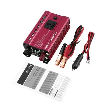 

Portable 650W Power Car Inverter with LCD Display 12V-220V with 4 USB Ports