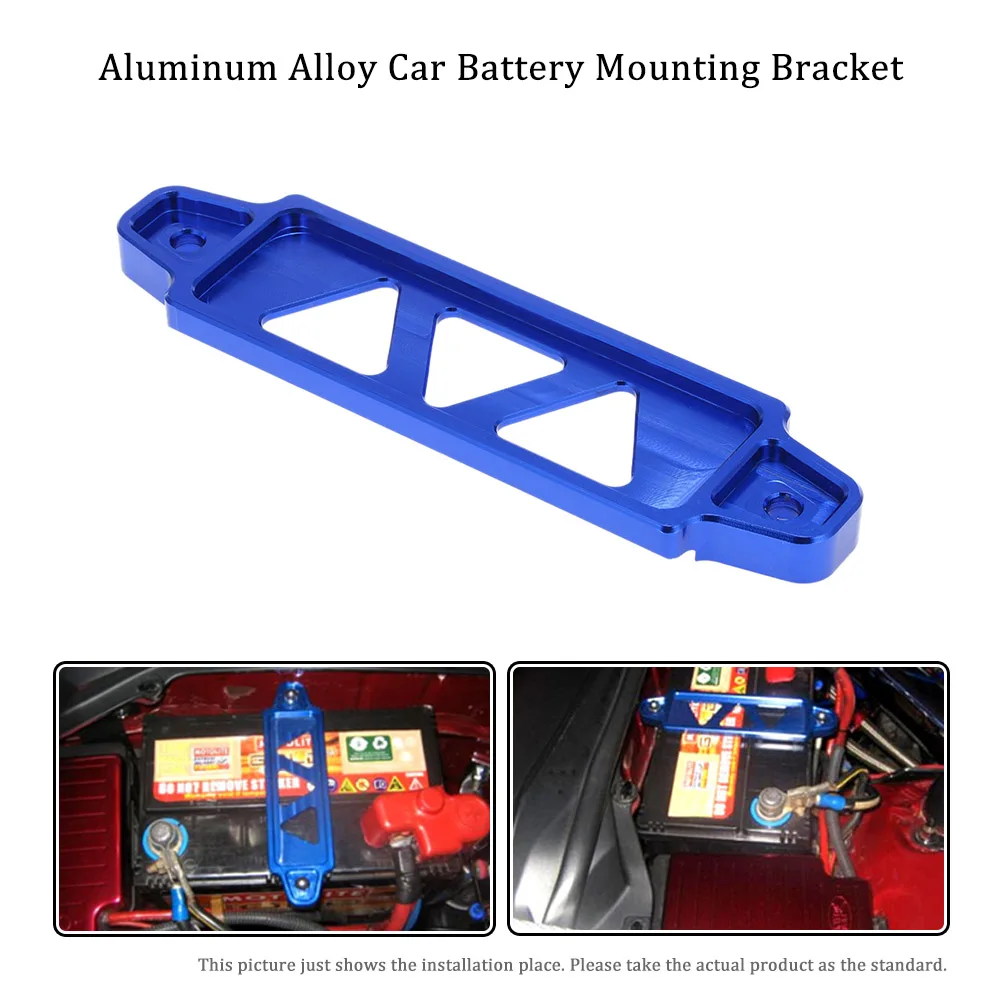 KKMOON держатель кронштейна держатель Brace бар модификация аксессуар для автомобиля Крепление аккумулятора Скоба из алюминиевого сплава