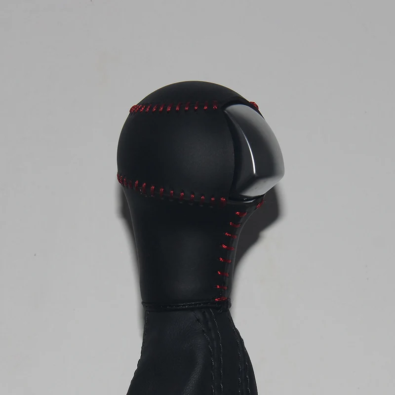 Natural cuero gear shift knob cubierta para Audi Q5 en coche en la palanca de cambios perilla copri pomello cambio palillo caja ppc Natural cuero gear shift knob cubierta para Audi Q5 en coche en la palanca de cambios perilla copri pomello cambio palillo caja ppc