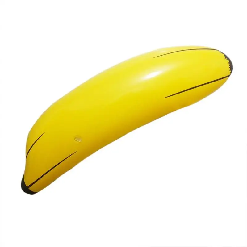 Надувная ПВХ банан детская игрушка для бассейна, для плавания ночной клуб вечерние реквизит - Цвет: 60CM