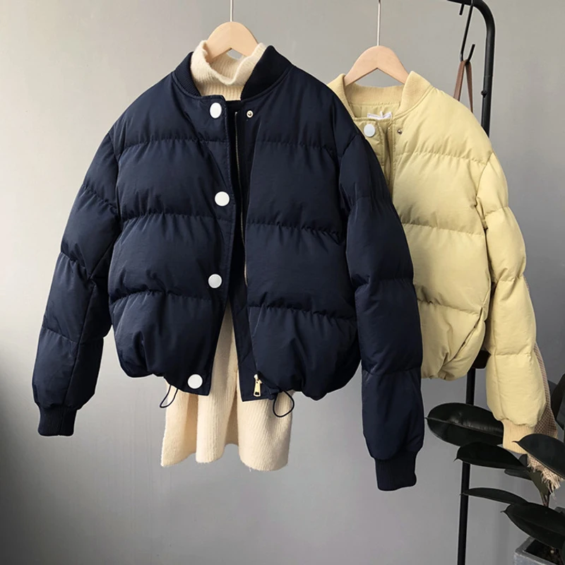Blue Épaisse Unique Nouveau Femmes Manteaux Parkas Coton Light Chaud 2018 Yellow Rembourré Vers Camkemsey Le Poitrine D'hiver Boutons Casual dark Hiver Bas Gros Vestes 8vqgIxF