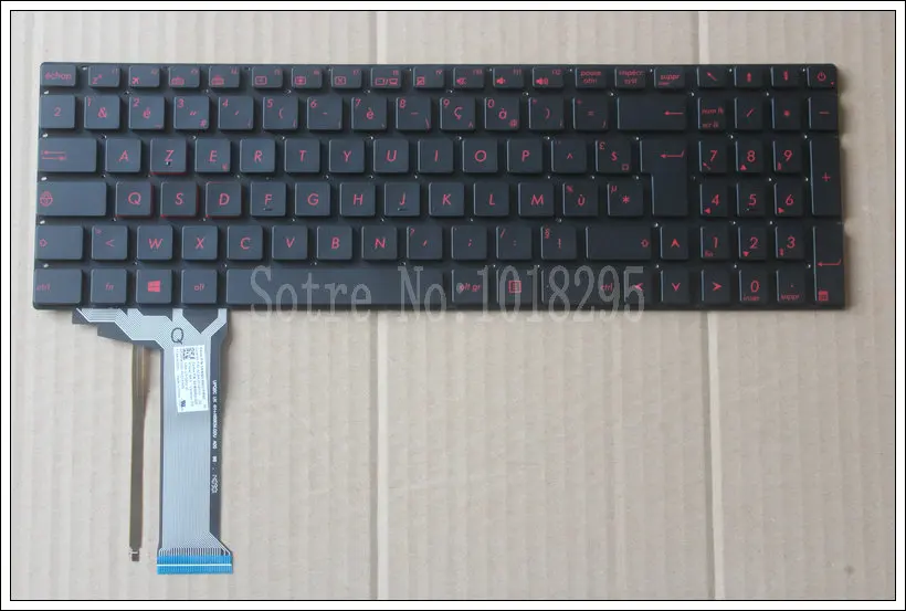 

New FOR ASUS GL552 GL552J GL552JX GL552V GL552VL GL552VW backlit French FR laptop keyboard black