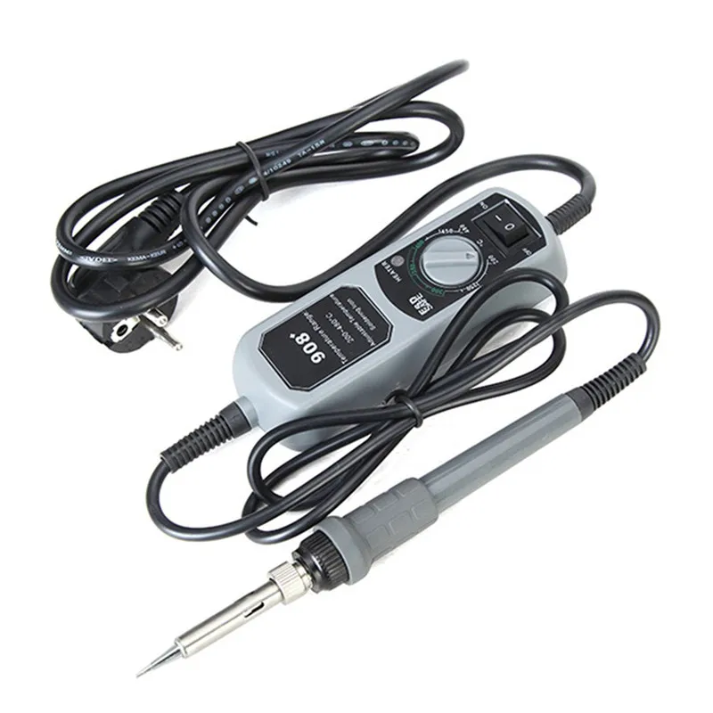 YIHUA 908+ 220 V 60 w термостат Электрический Утюг паяльная станция пайка станции+ 5 шт. Iron Tsui сварочные инструменты